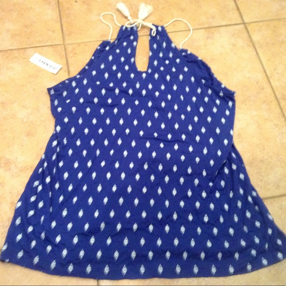 Old Navy Tops - NWT Old Navy  blue white rope top
